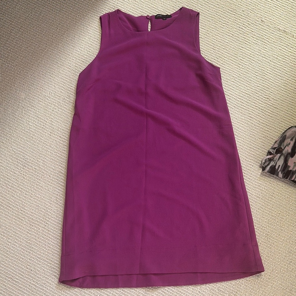 Gibson Pink Sheath Mini Dress Crew Neck Sleeveless